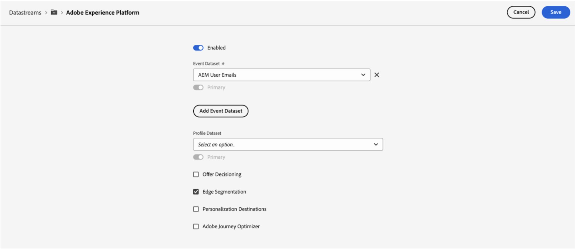 select-the-dataset-created